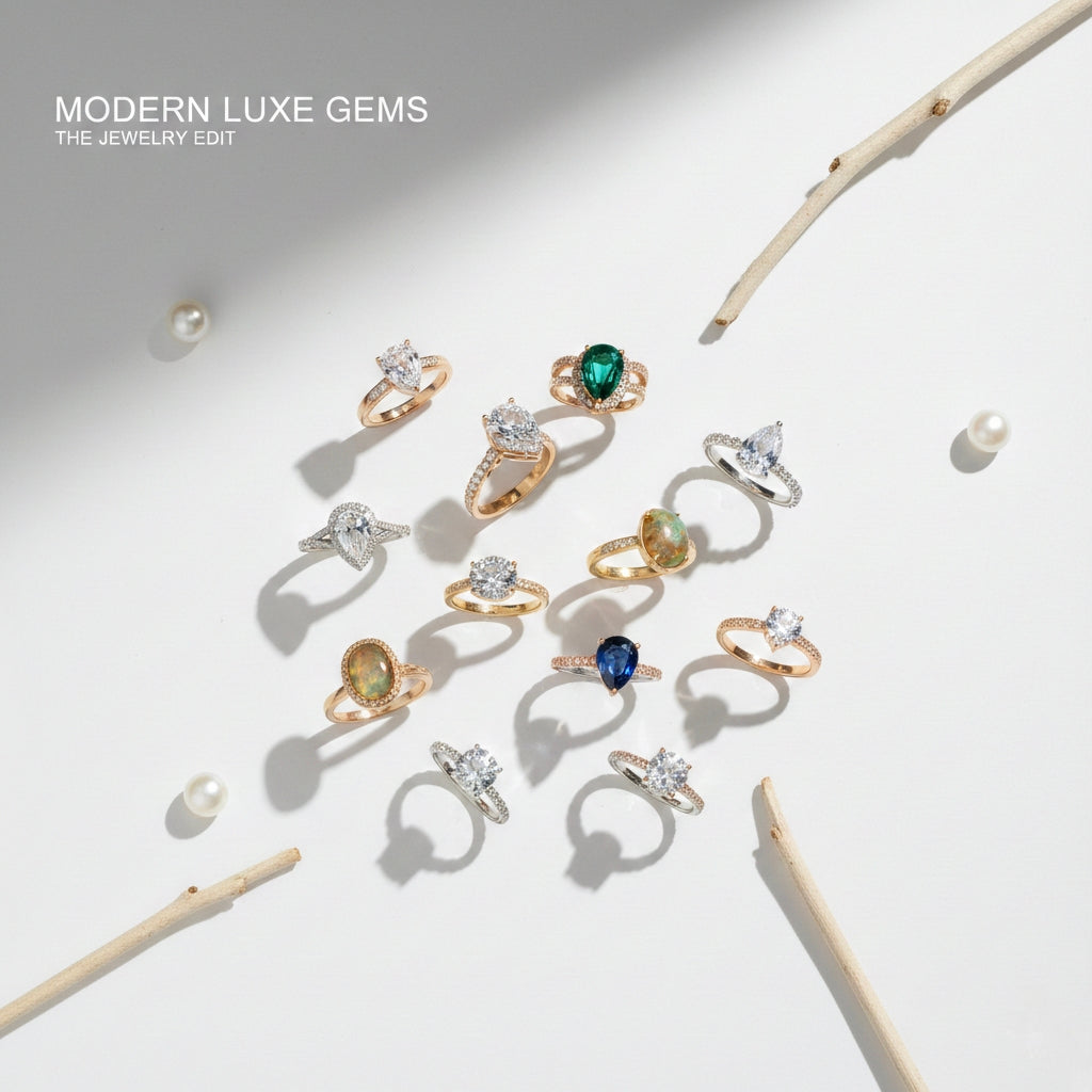 A Complete Guide to 925 Silver & Gold Rings: Moissanite, Lab-Grown Gems, and Natural Stones