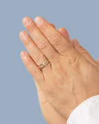 Minimal Platinum Band Ring in 925 Sterling Silver – Classic Stone-Free Design